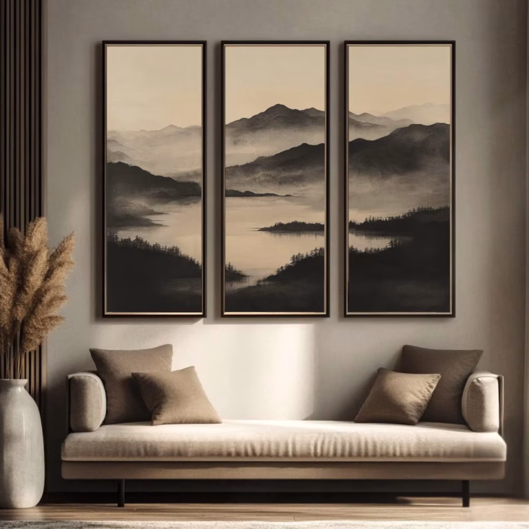 Tableaux décoratifs Japandi modernes