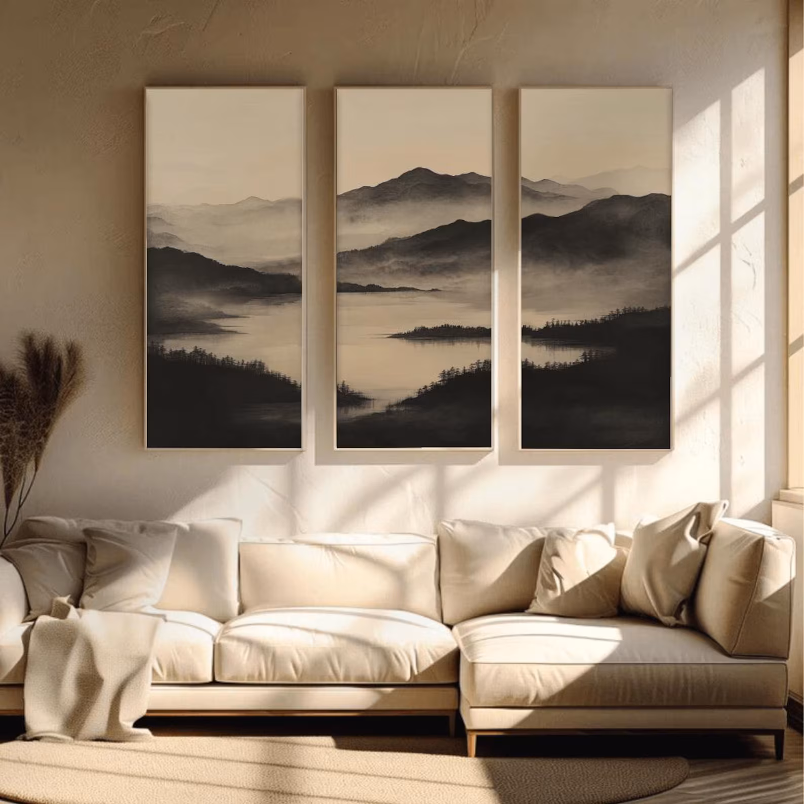 Tableaux décoratifs Japandi modernes