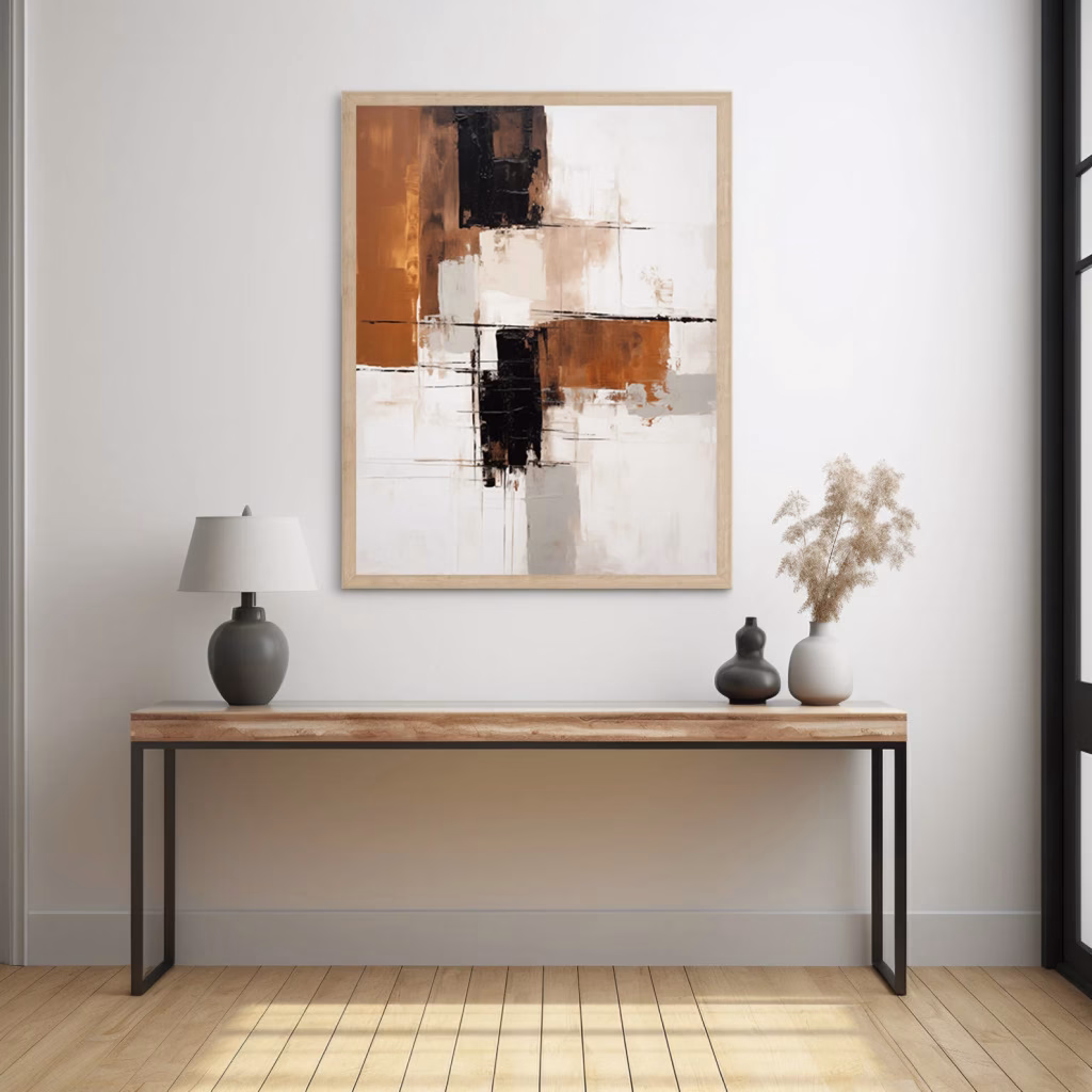 Tableau mural abstrait chic