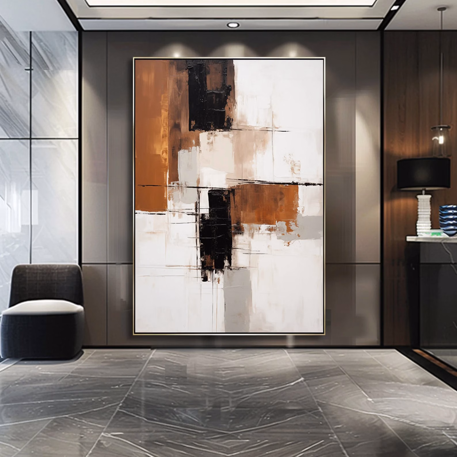 Tableau décoratif abstrait moderne