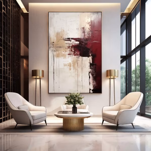 Tableau décoratif abstrait moderne