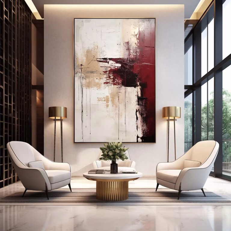 Tableau décoratif abstrait moderne