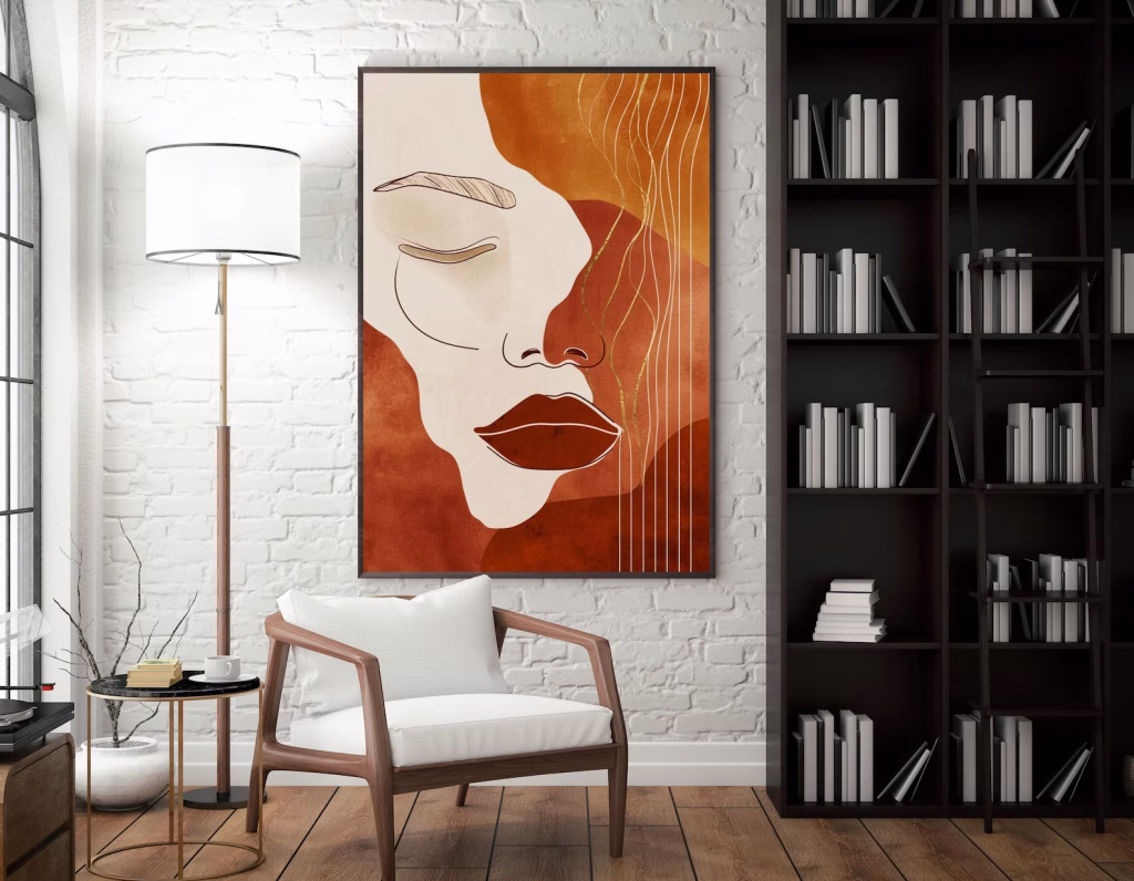 Tableau abstrait contemporain