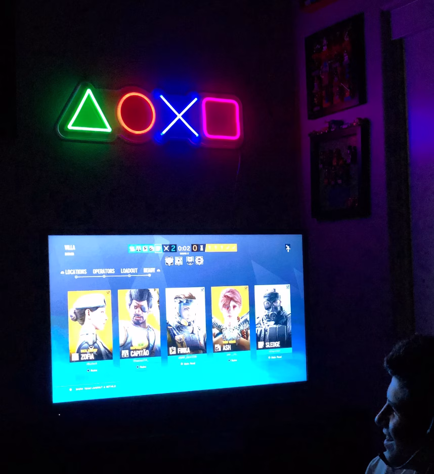 Décoration gaming murale en bois