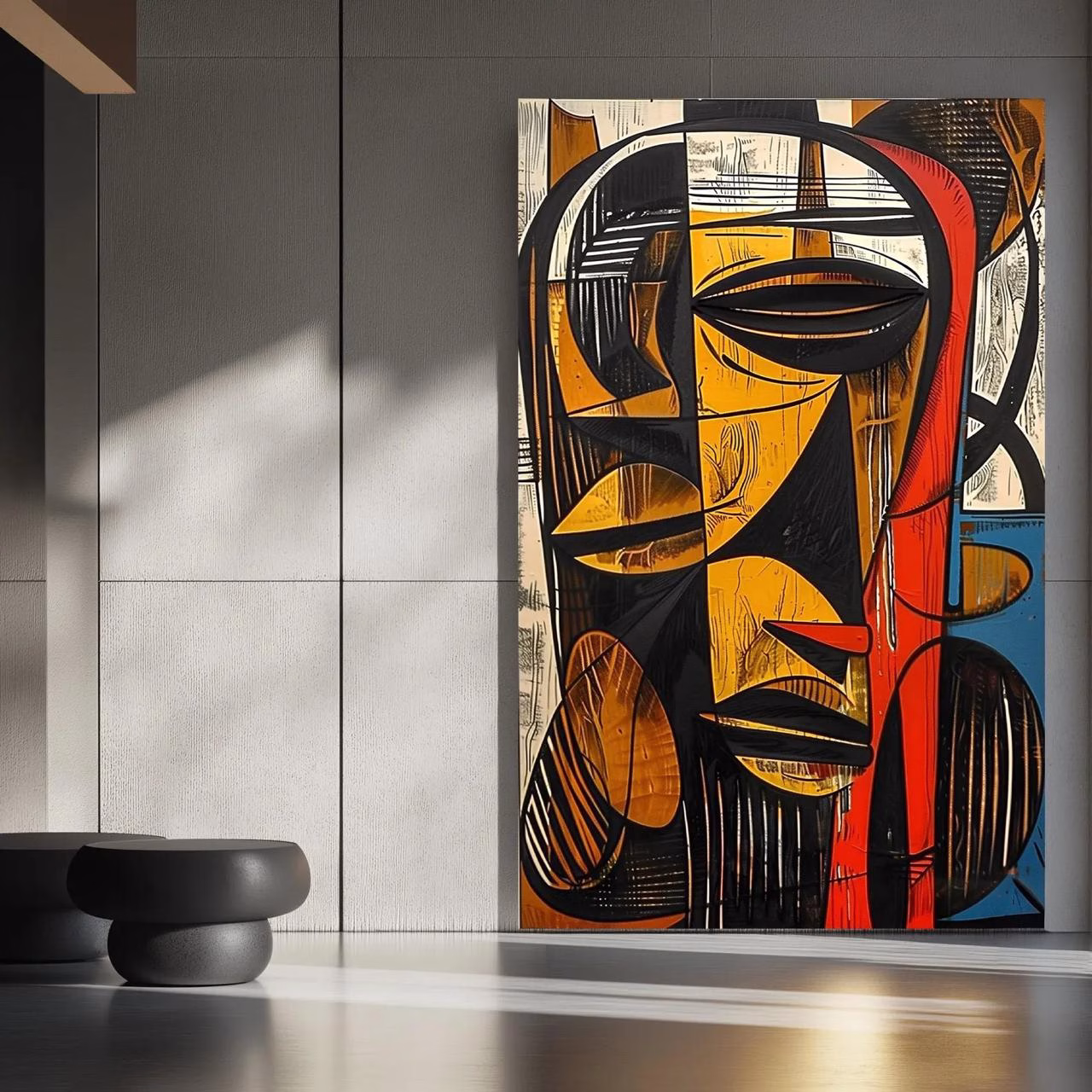 Tableau décoratif africain