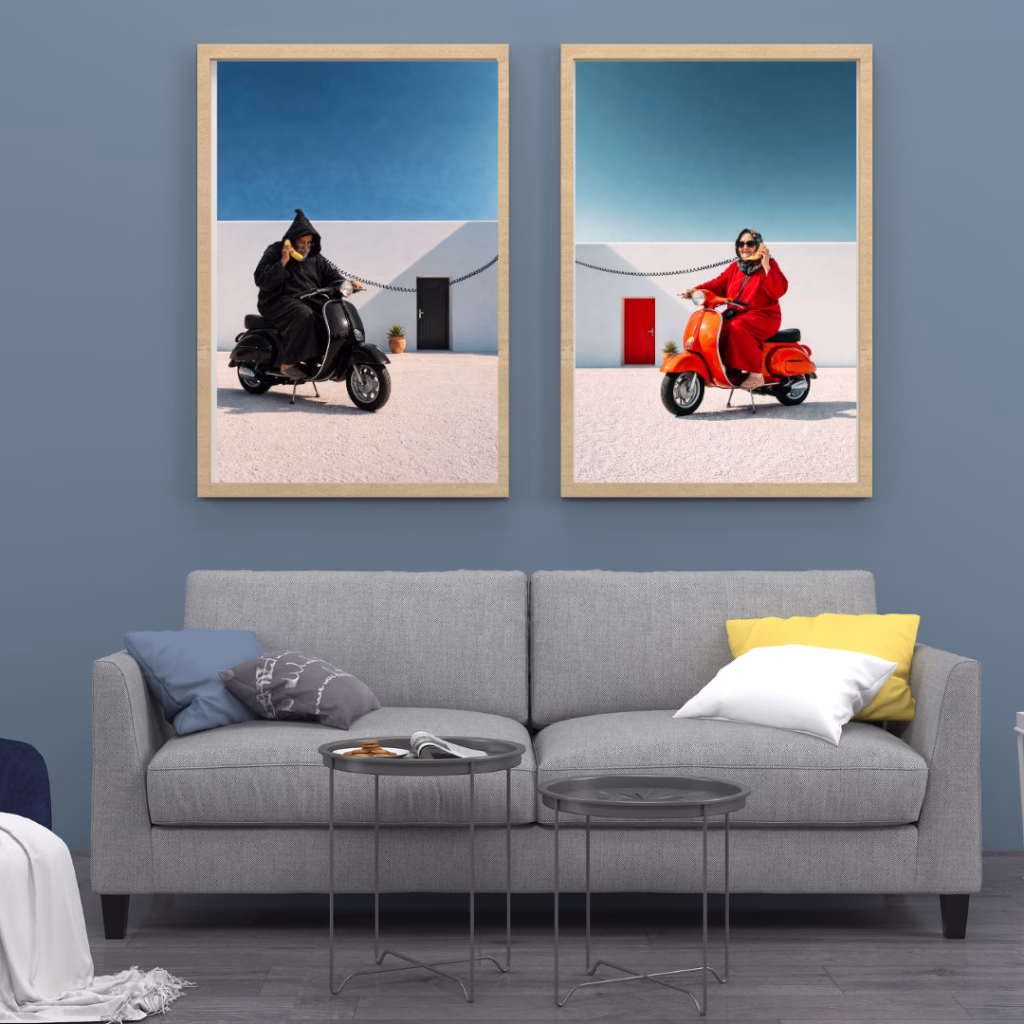 Tableaux décoratifs style marocain contemporain