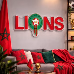 Déco murale football Maroc – Lions de l’Atlas Maroc