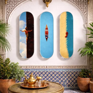 Ensemble 3 tableaux muraux design contemporain