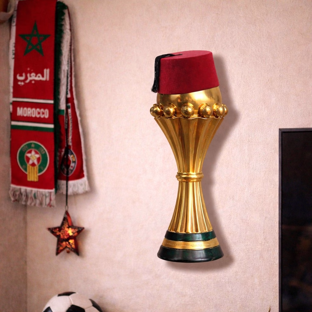 Décoration murale Coupe d’Afrique Maroc style tarbouch
