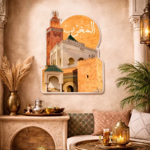 Décoration murale monuments du Maroc