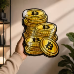 Décoration Murale Bitcoin Crypto