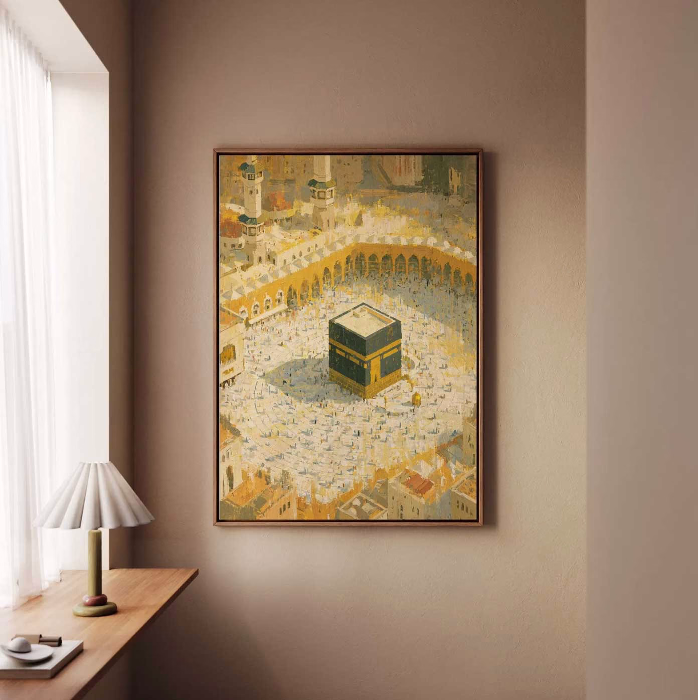 Tableau Islamique Kaaba – Décoration Murale Élégante – Image 4