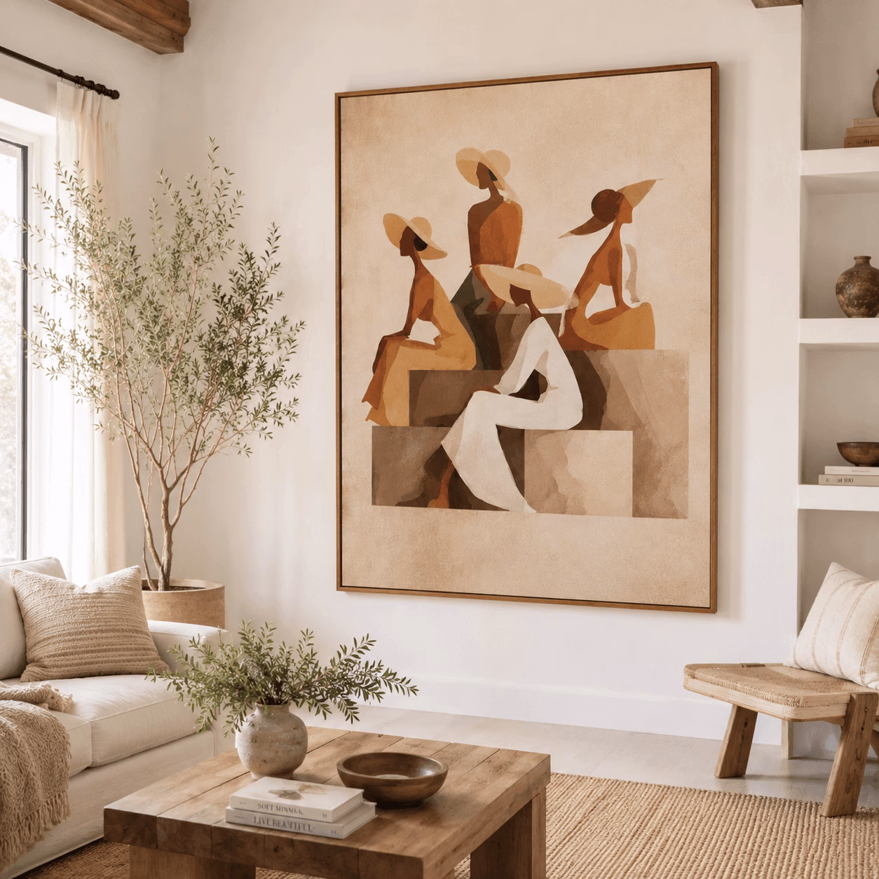 Tableau Femmes Africaines Moderne