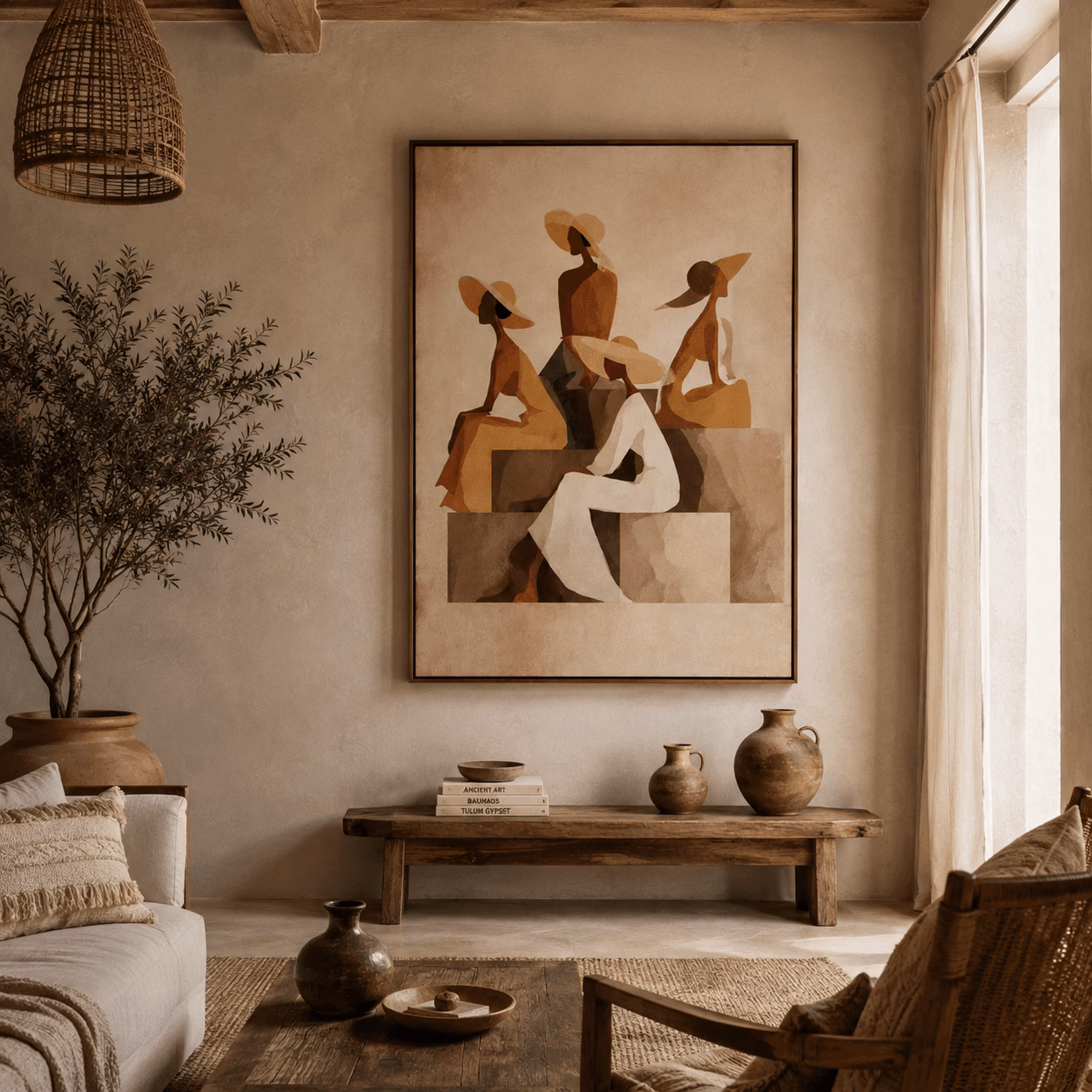 Tableau Femmes Africaines Moderne – Image 3