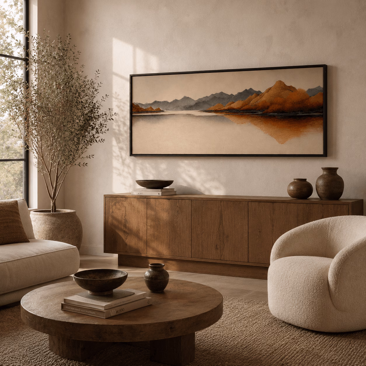 Tableau Paysage Montagne Moderne – Image 5